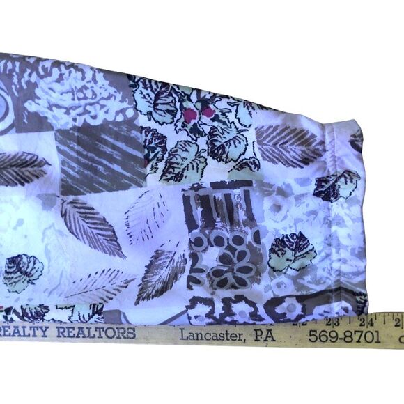 VTG EVR Rousso Silk Bomber Jacket Womens Size XL 90s Patchwork Windbreaker - Picture 15 of 15